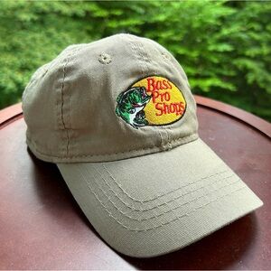 Bass Pro Shops Toddler Hat | Khaki Elastic Back | Fishing Hat 🎣